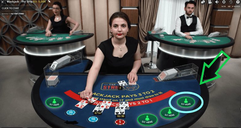 Live Dealer Blackjack Online